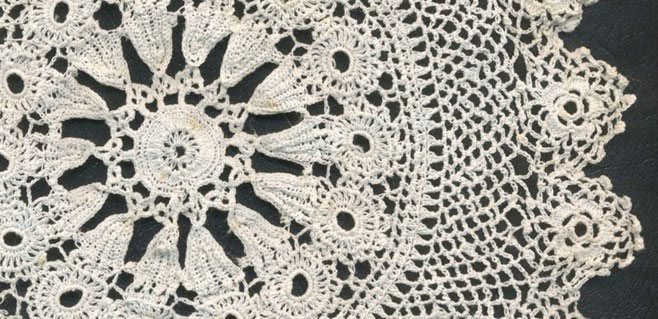 crocheted doily crocheted doily
