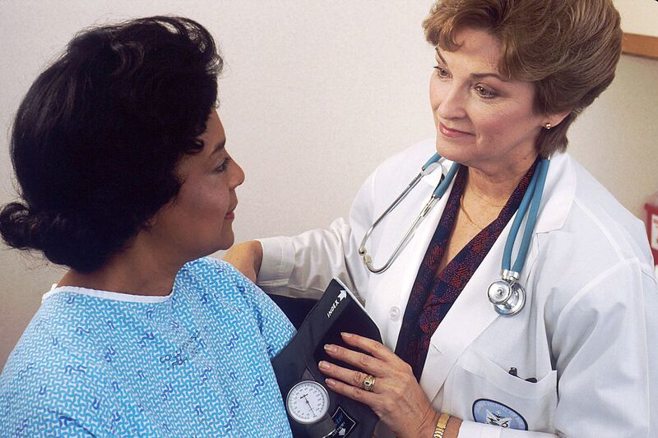 Doctor and patient Doctor and patient