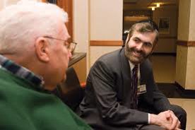 Elderly Man Business Meeting Elderly Man Business Meeting