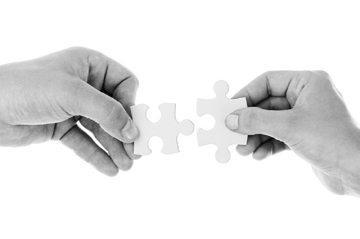 puzzle piece resembling connection puzzle piece resembling connection
