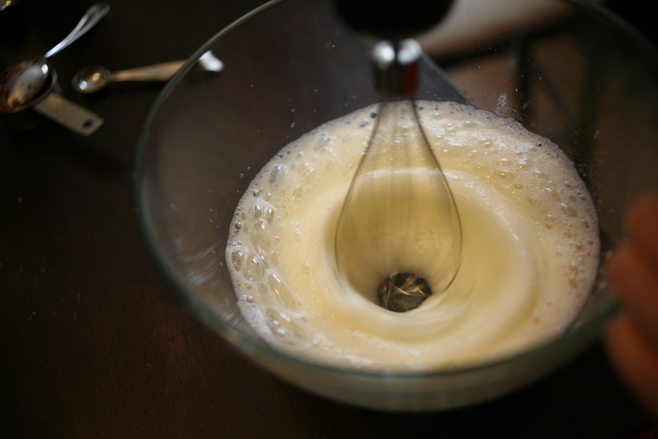 Egg being whisked Egg being whisked