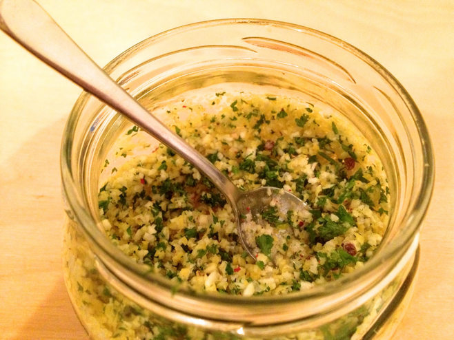 gremolata in jar gremolata in jar