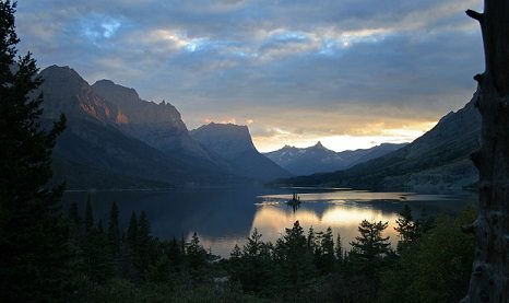 lovely glacier national park