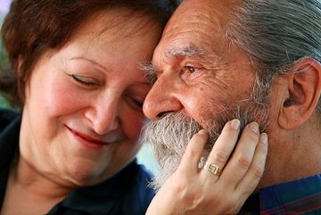 senior couple in love senior couple in love