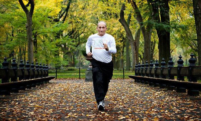 grandpa jogging