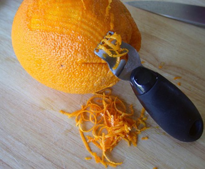 Orange zest Orange zest