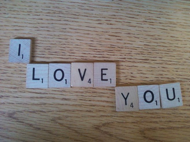 I love you scrabble letters I love you scrabble letters
