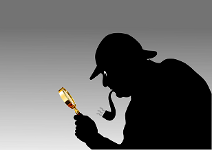 Sherlock Holmes silhouette
