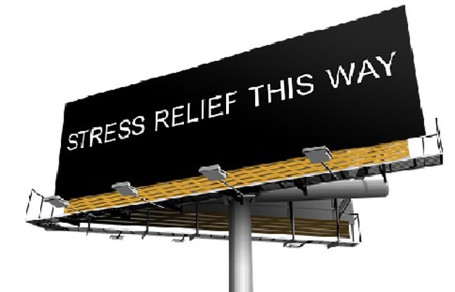 Stress Relief Billboard Stress Relief Billboard