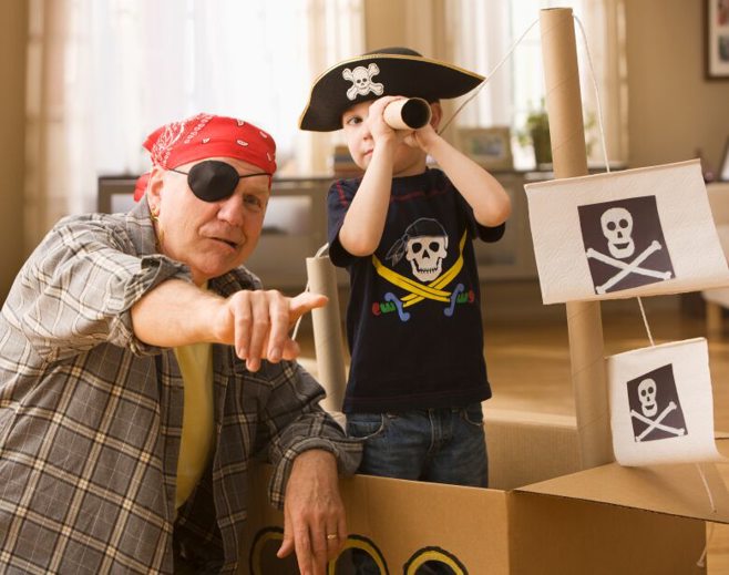 grandpa and grandson